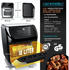 Arendo Heißluftfritteuse 1800 Airfryer Umluft schwarz 405400
