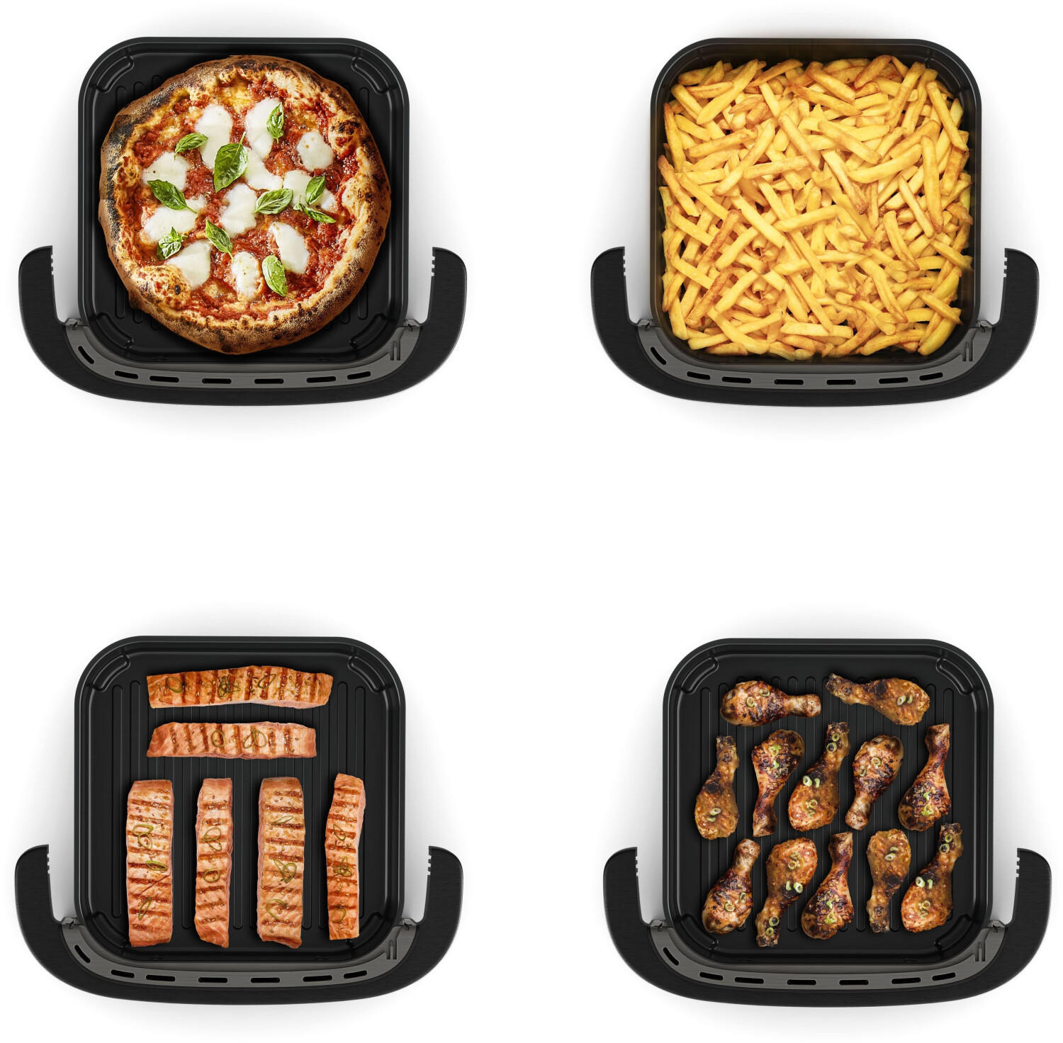 Friteuse à air chaud - Tefal - FW4018 - Panier spacieux 1 kg - Design compact - Technologie Extra-Crisp - Electroménager Friteuse à air chaud - Tefal - FW4018 - Panier spacieux 1 kg - Design compact - Technologie Extra-Crisp - Electroménager