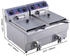 VEVOR Commercial double tank deep fryer stainless steel 12 L