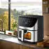 Steinborg Heißluftfritteuse 4in1 Minibackofen Dörrautomat Air Fryer Friteuse Fritteuse