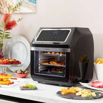 InnovaGoods Hei&szlig;luftfritteuse Fryinn Pro Max 12000 Schwarz Edelstahl 1800 W 12 L