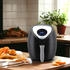 Lentz Heißluftfritteuse Digital 3,6 Liter 1400 W Schwarz LED-Touch-Display