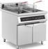 Royal Catering Induktionsfritteuse Doppelfritteuse Gastro-Fritteuse 60 l 20000 W LED + Timer