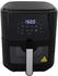 DESKI Heißluft Fritteuse 6,5 ltr schwarz 1500 W Airfryer Sichtfenster Friteuse
