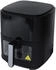 DESKI Heißluft Fritteuse 6,5 ltr schwarz 1500 W Airfryer Sichtfenster Friteuse