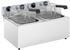 Royal Catering Professional double deep fryer 2 x 13 L stainless steel