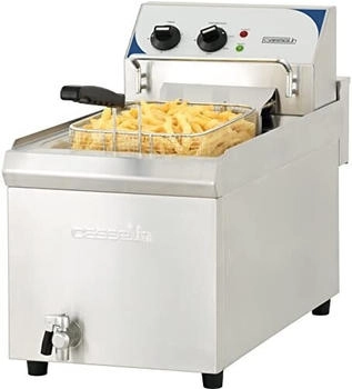 Casselin Fritteuse Profi 10L mit Ablasshahn CFEV10TC - CFEV10TC