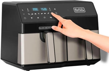 Black & Decker Friteuse Dual Basket BXAF9000E (ES9730090B) – Effiziente Zubereitung dank dualer Kochzonen
