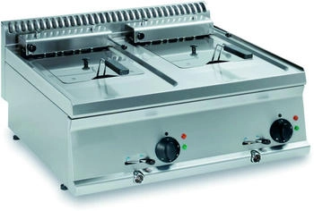 KBS Elektro-Fritteuse Auftischgerät 2 x 8 Liter Becken (10314007)
