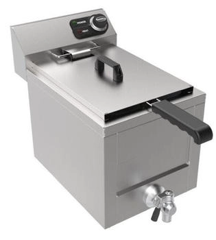 Combisteel Gastro Tischfritteuse mit 1x 8 Liter, elektrisch