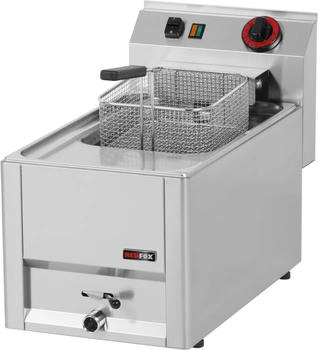 KBS Elektro Fritteuse 1x 8 Liter Becken Tischgerät 330 x600 x290 mm.