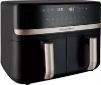 RUSSELL HOBBS Hei&szlig;luftfritteuse "27680-56 s SatisFryTM Dual basket, 4,5L" 2800...