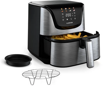 Klarstein AeroVital Deluxe air fryer 1700W stainless steel