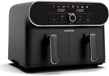Klarstein AuraAir Color Touch air fryer 1700 W black/metallic silver