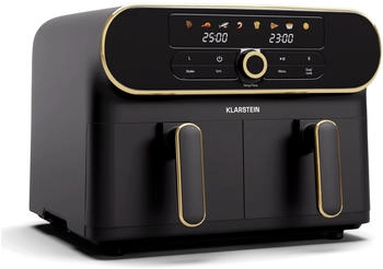 Klarstein AuraAir Color Touch air fryer 1700 W black/antique gold metallic