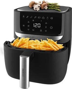 Cecotec Intelligente Heißluftfritteuse 5,5 L Full InoxBlack 5500 1700 W