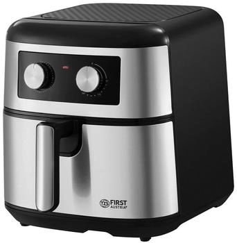 TZS First Austria Air Fryer 8L 80-200&deg;C Mechanische Steuerung Antihaftbeschichtung 1700 W Timer 60 Min Edelstahl-Heizelement