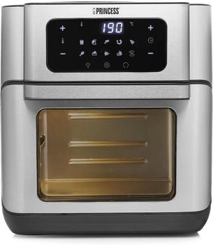 Princess Hei&szlig;luftfritteuse-Ofen Deluxe, 10L, Edelstahl, 10 Programme