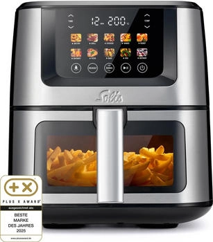 Solis Hei&szlig;luftfritteuse Touch-Bedienung 1900 W 7,5 Liter
