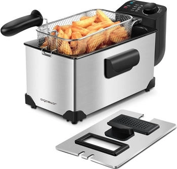 Aigostar Semi-professionelle Fritteuse Edelstahl 2200W 3L