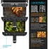 Arendo Dual Heißluftfritteuse XXL 11L 2640W