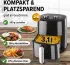 GOURMETmaxx Heißluftfritteuse Kompakt 3,1L 1350W - 16446