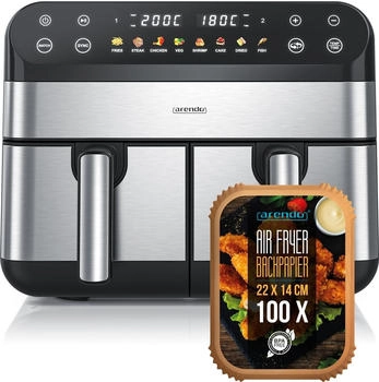 Arendo Dual Zone Airfryer 9L 2400W 307745