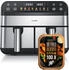 Arendo Dual Zone Airfryer 9L 2400W 307745