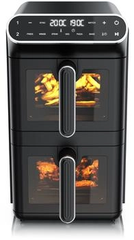 Arendo Hei&szlig;luftfritteuse XXL Dual Zone 11 L