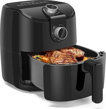 Aigostar Airfryer für den Hausgebrauch, 1500W, schnelle Luftzirkulation, Timer, einstellbare Temperatur