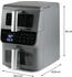 DOMO Airfryer DO550FR 10 L dual tank