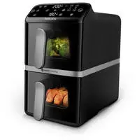 Friggitrice ad aria PHILIPS - Serie 4000 Vertical Duo NA461/00 - Capacit? 10...