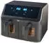 Homeware Professional Heißluftfritteuse 4.5+4.5 l Schwarz - 0079070425