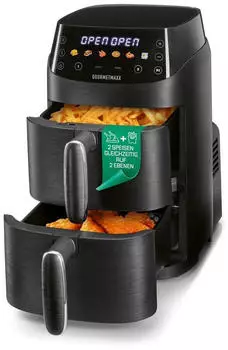GOURMETmaxx Heißluft-Fritteuse 2000W schwarz - 19691