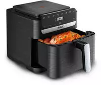 Tefal Hei&szlig;luftfritteuse "EY8618 Easy Fry Mega Compact" platzsparendes Design, 7,5 L,