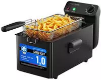 BlockX 501325, BlockX Friteuse PC FR 1325 mit Kaltzone & Spritzschutz (501325)