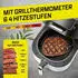 GOURMETmaxx 2 in 1: Heißluftfritteuse und Grill 5L