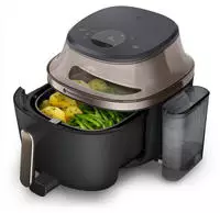 Philips Hei&szlig;luftfritteuse "NA547/07 Steam Airfryer 5000 Series mit EasySlide,...