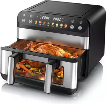 Arendo Heißluftfritteuse Airfryer XXL 10L 2400W -308181