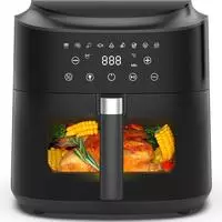 XXL Double Stack Hei&szlig;luftfritteuse 10L Dual-Zone Airfryer 2700W &ndash; 2 Vertikale