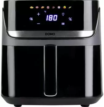 DOMO DuoGrill Heißluftfritteuse 8l, 2800W, digital (DO551FR)