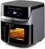 DOMO DuoGrill Heißluftfritteuse 8l, 2800W, digital (DO551FR)
