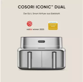 COSORI CAF-SE901S-CEU – COSORI CAF-SE901S-CEU mit zwei Kammern für paralleles Garen