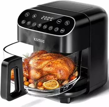 Kismile Airfryer Glas 4,7L 1500W - 12420KAF0