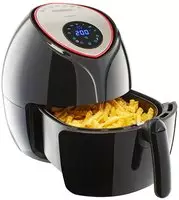 Monzana Hei&szlig;luftfritteuse Xxl Digitales Touch-display 6,5l Led Mit Rezeptheft 1850w