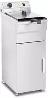 Royal Catering Elektro-Fritteuse - 16 l - 6000 W - 400 V - Unterschrank - Ablasshahn