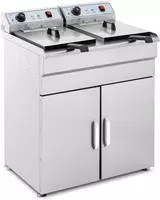 Royal Catering Elektro-Doppel-Fritteuse - 2 x 16 l - 12 000 W - 400 V -...