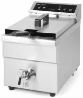 Hendi - Induktionsfritteuse Mit Ablasshahn - 8 L, 8l, Hellgrau, 230v/3500w,