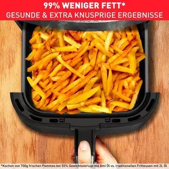 Tefal Easy Fry & Grill Precision EY505D Edelstahl – Benutzerfreundliche Bedienelemente und digitaler Touchscreen