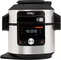 Ninja OL650EU, Ninja Foodi MAX 12-in-1 SmartLid Multikocher (OL650EU) Schwarz/Silber